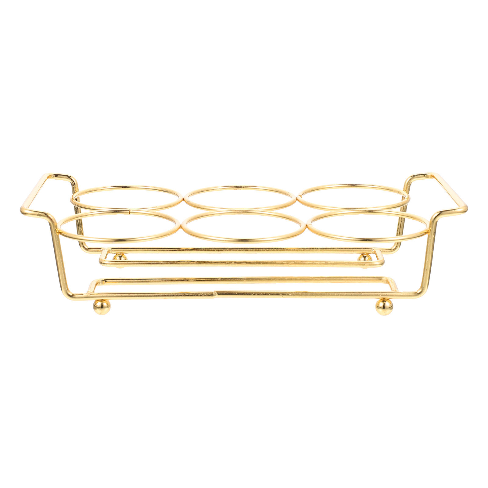 Home Bar Supplies - Premium Metal Shot Glass Rack for