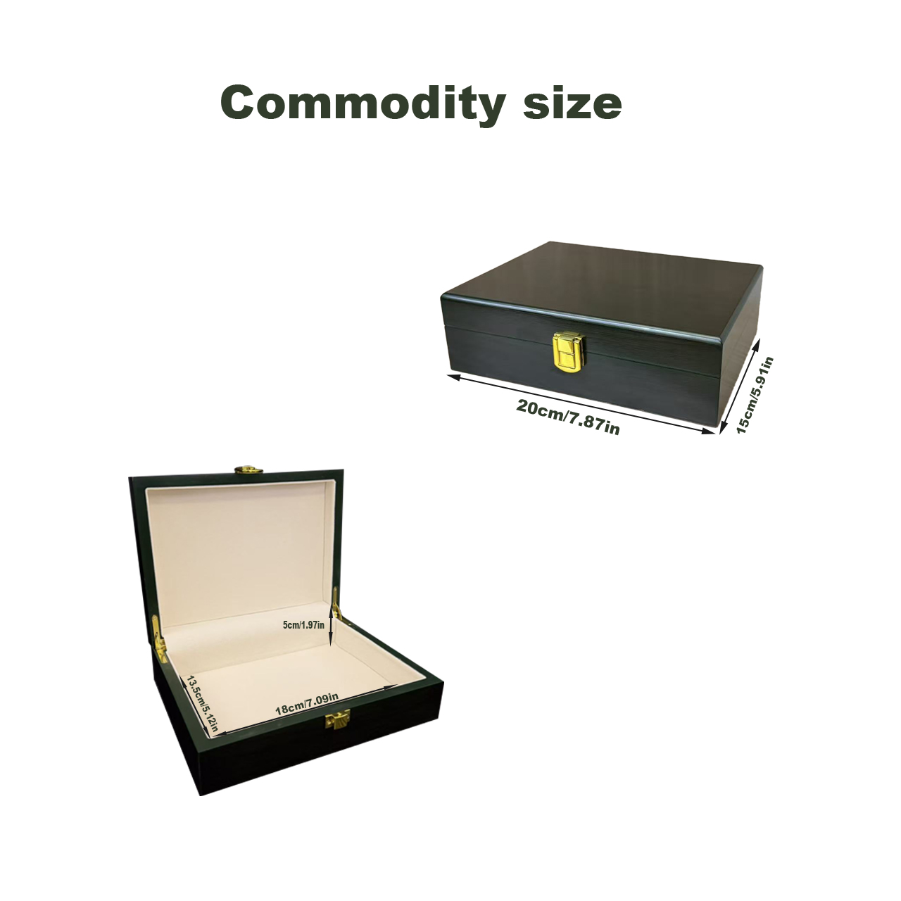 Glossy Dark Green Wooden Jewel - Bar Cart Gold ulasan dan harga