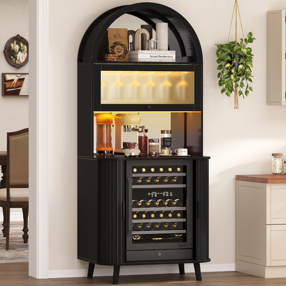 Wine Fridge Cabinet, Tall Bar  - Home Bar And Fridge ulasan dan harga