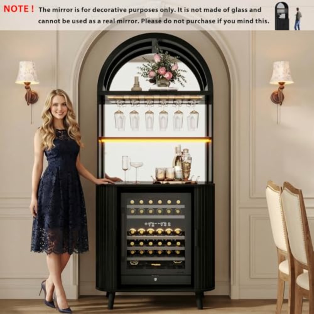 Wine Fridge Cabinet, Tall Bar  - Home Bar And Fridge ulasan dan harga