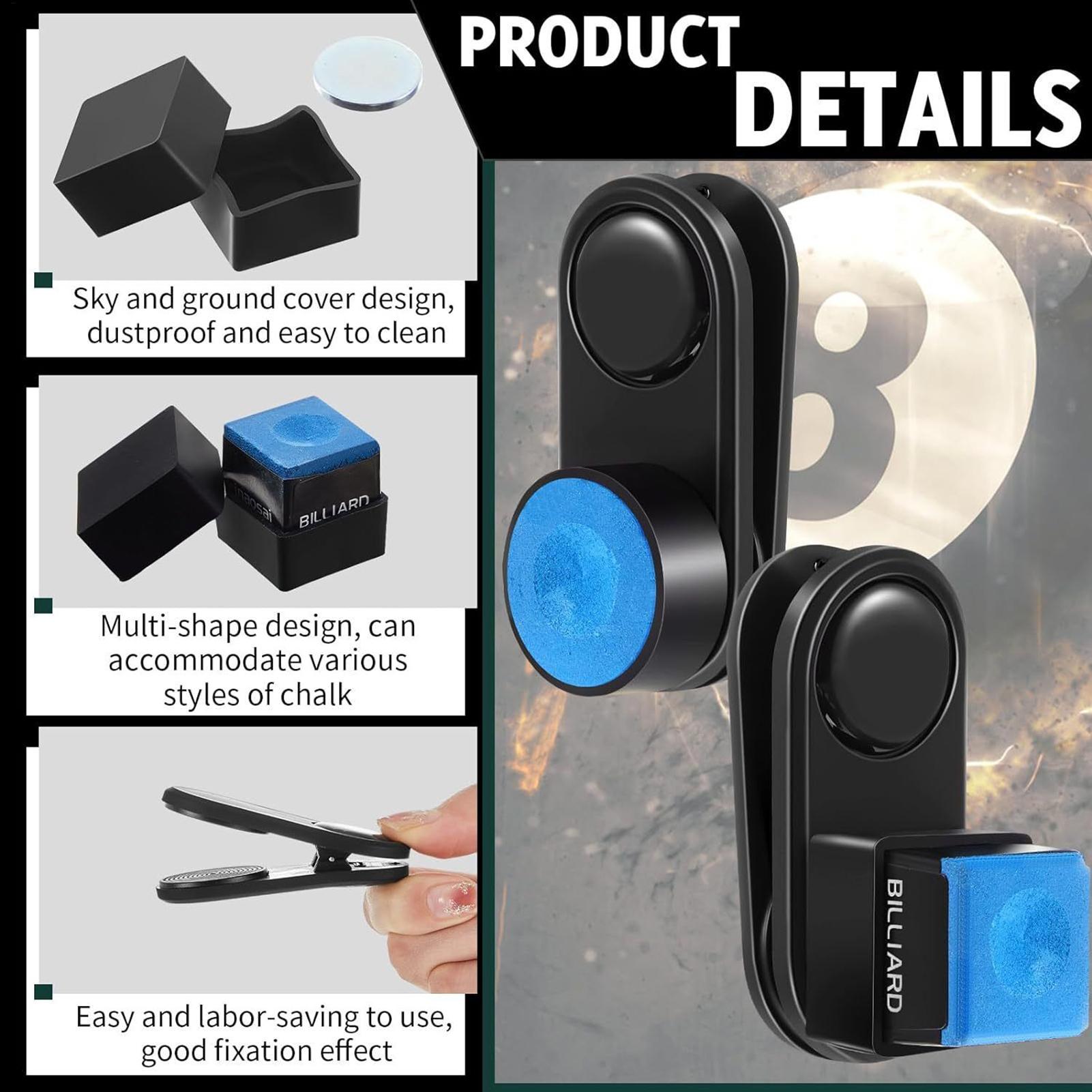 Magnetic Billiard Chalk Holder - Home Bar Setup ulasan dan harga