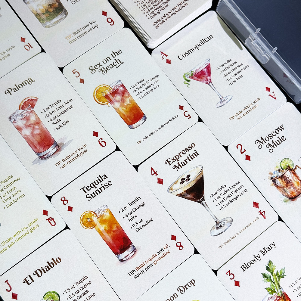 54-Card Deck of Original Cockt - Cocktail Recipe Book ulasan dan harga
