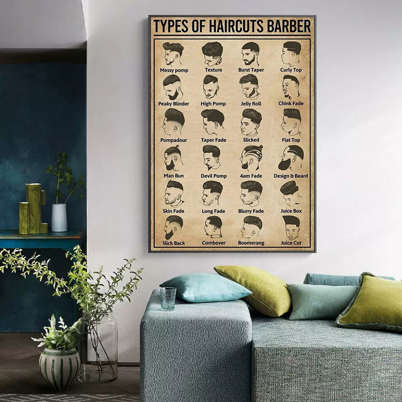 Retro Types Of Haircuts Barber - Home Barber ulasan dan harga