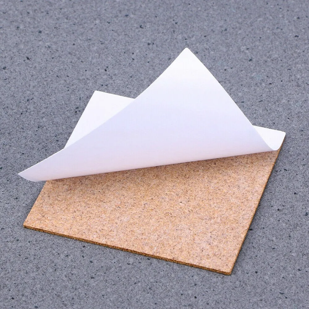 10Pcs Cork Coasters Square Cor - Home Bar Supplies ulasan dan harga