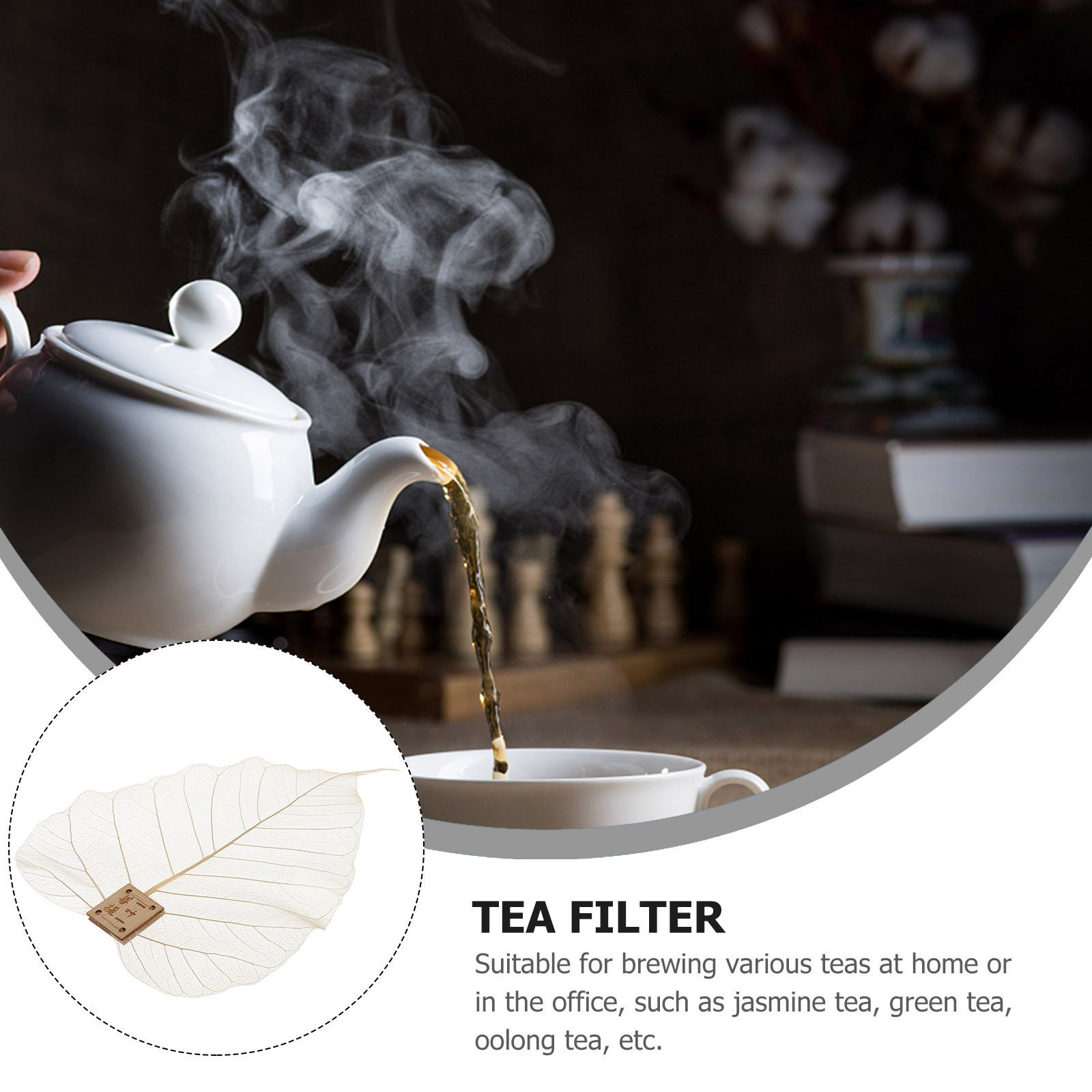 Strainer Filter Leaf Shape Fin - Home Bar Supplies ulasan dan harga