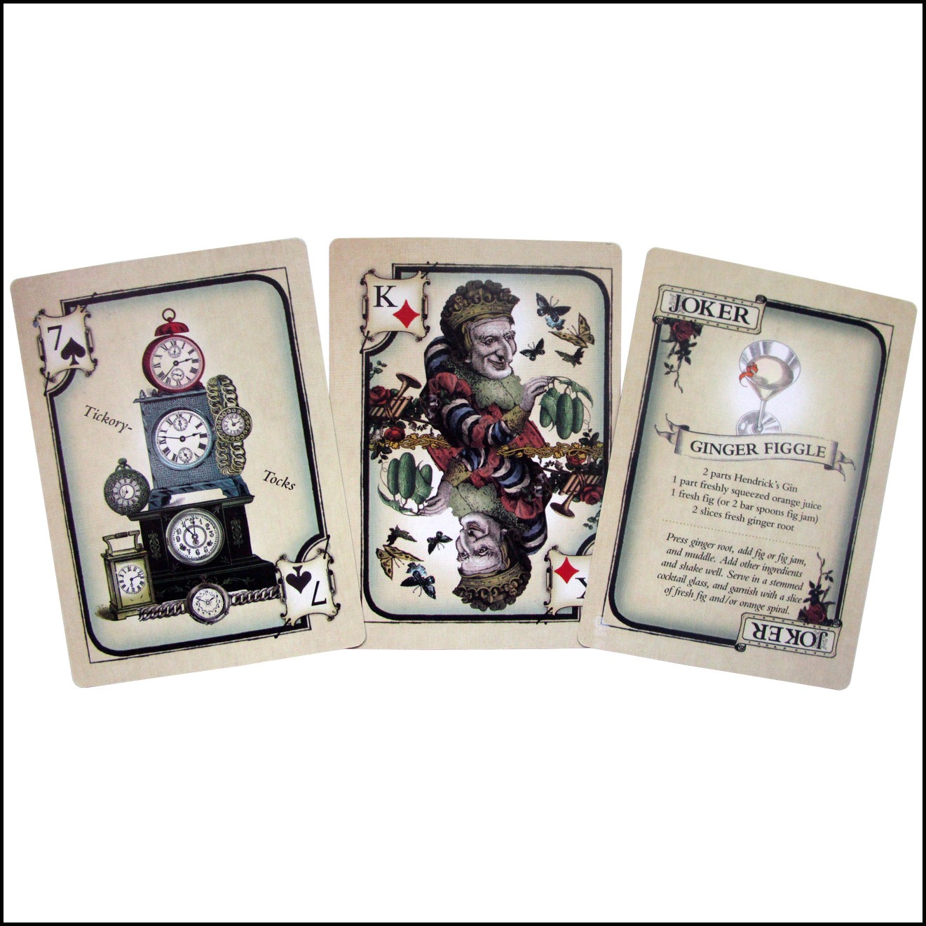 Full 52-card Deck Hendrick's G - Cocktail Recipe Book ulasan dan harga