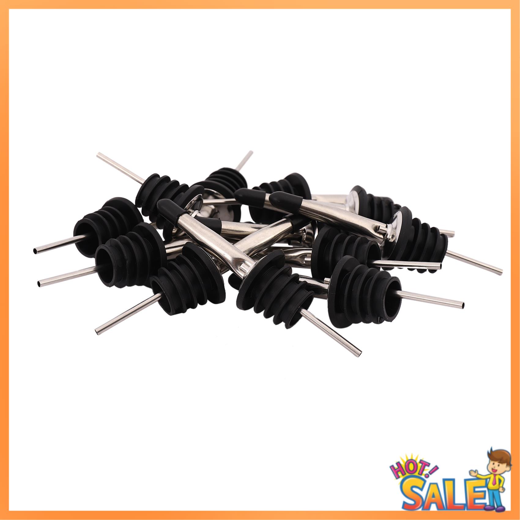 AB68 12Pcs Stainless Steel Spi - Speed Pourer Cap ulasan dan harga