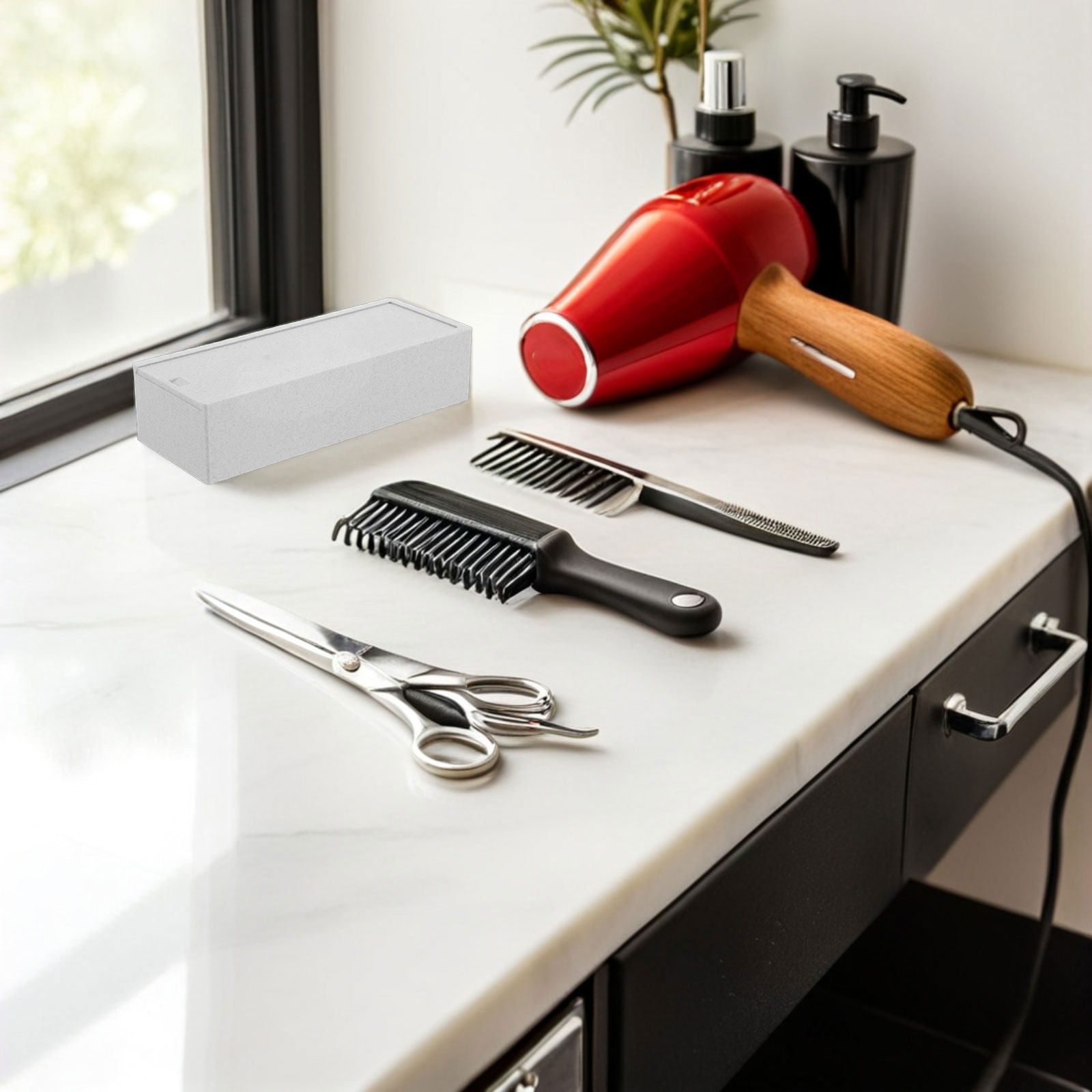 White Double Compartment Blade - Home Barber ulasan dan harga