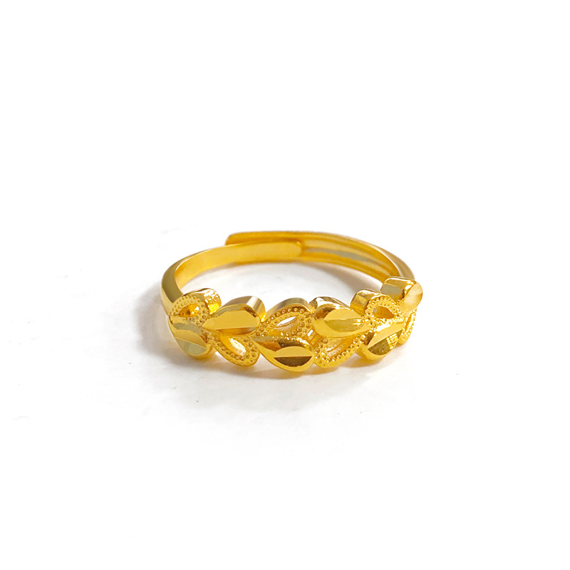 100% 18K Gold Jewelry rings fo - Bar Cart Gold ulasan dan harga