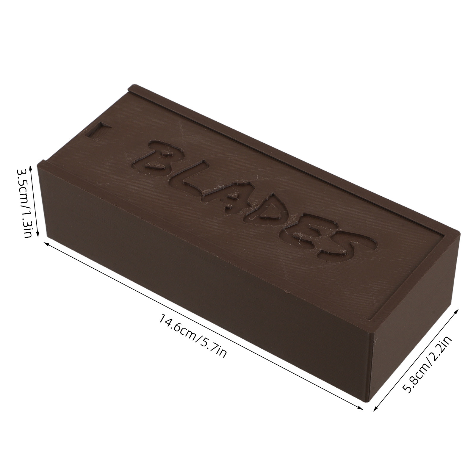 Double Compartment Brown Blade - Home Barber ulasan dan harga