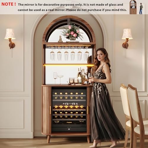 Wine Bar Cabinet with Fridge S - Home Bar And Fridge ulasan dan harga