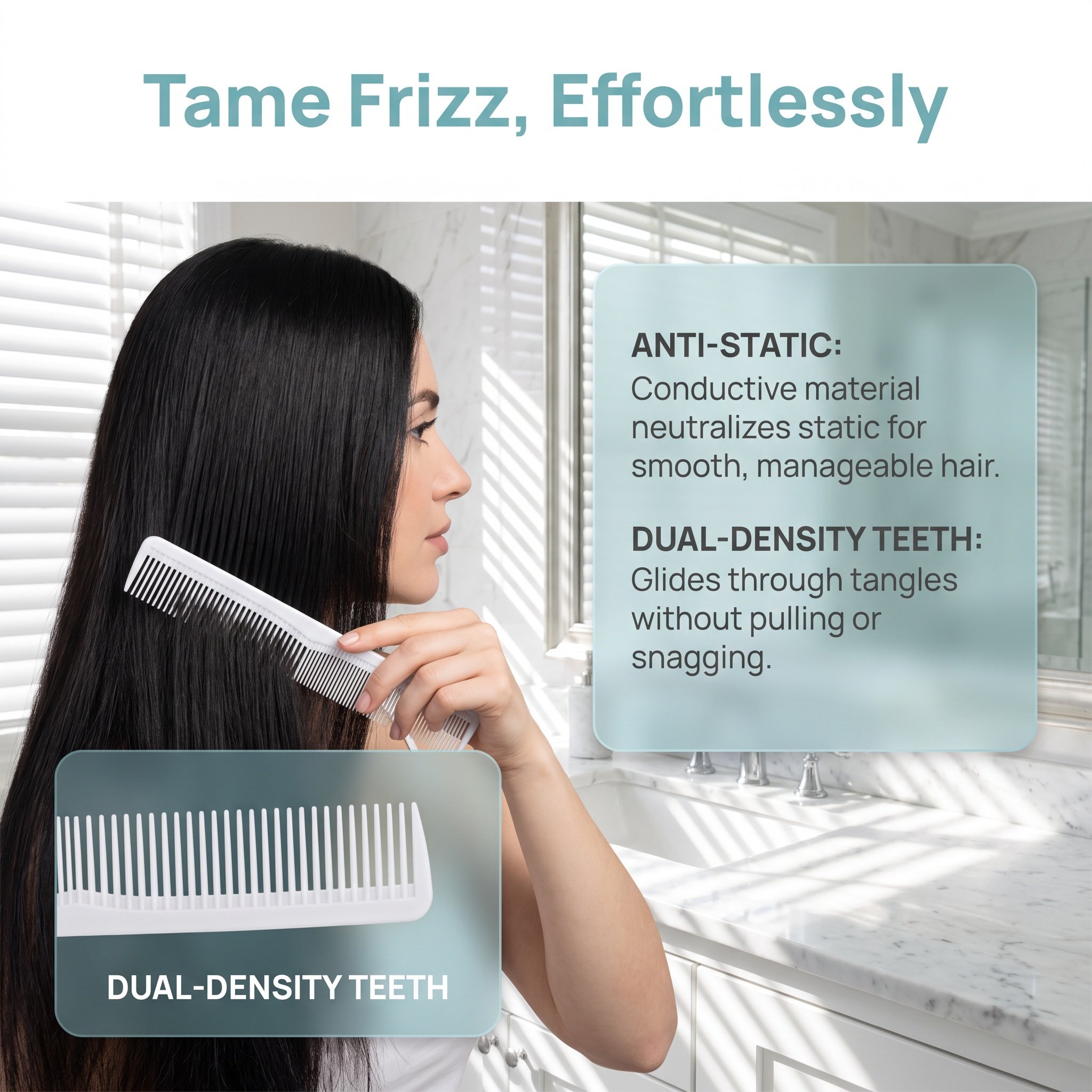 Double Side Anti-Static Hair C - Home Barber ulasan dan harga